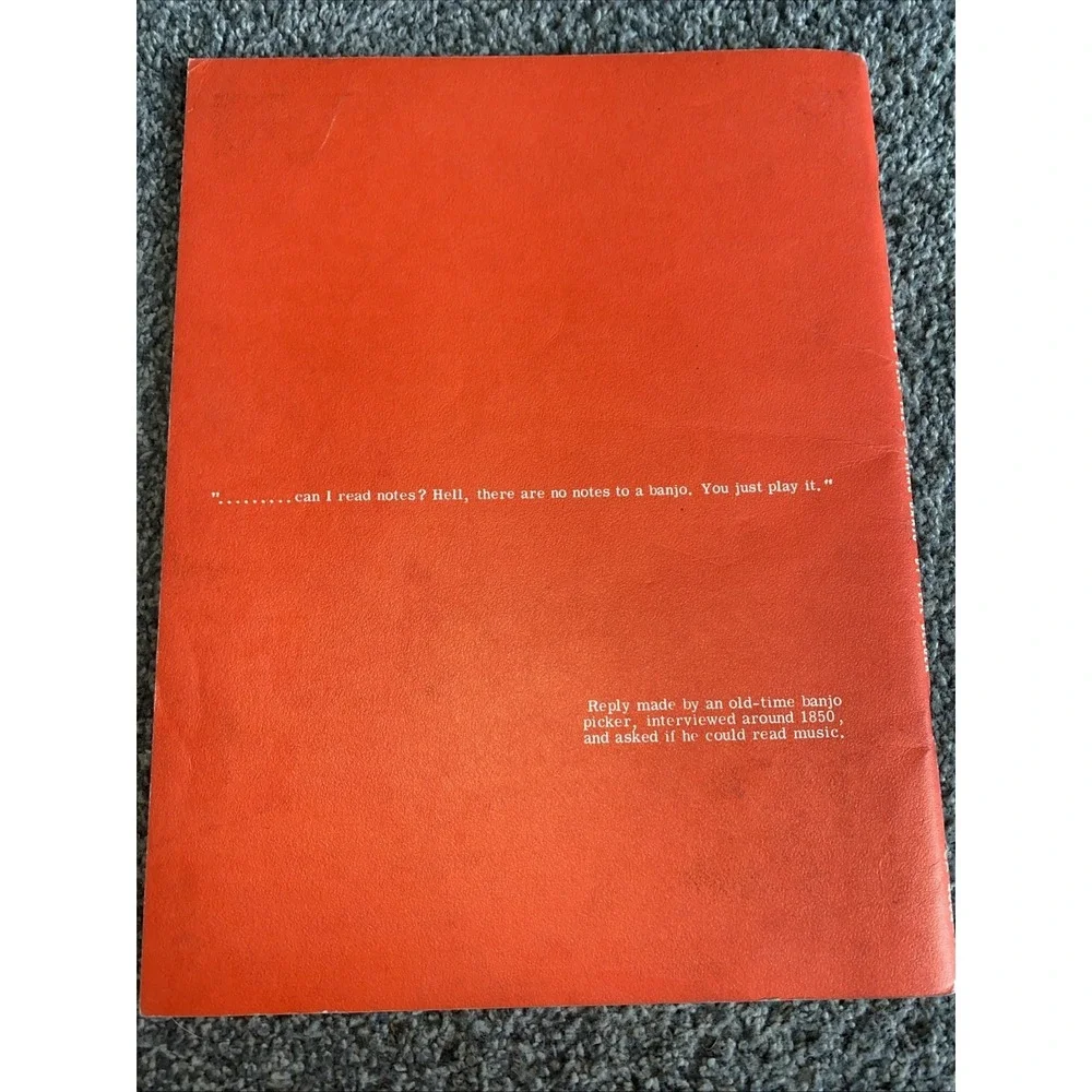HOW TO PLAY THE 5-STRING BANJO by Pete Seeger 1962 3rd Edition Sheet Music